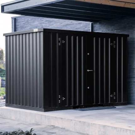 Conteneur de stockage 3 x 2 mètres – avec double porte grand coté
